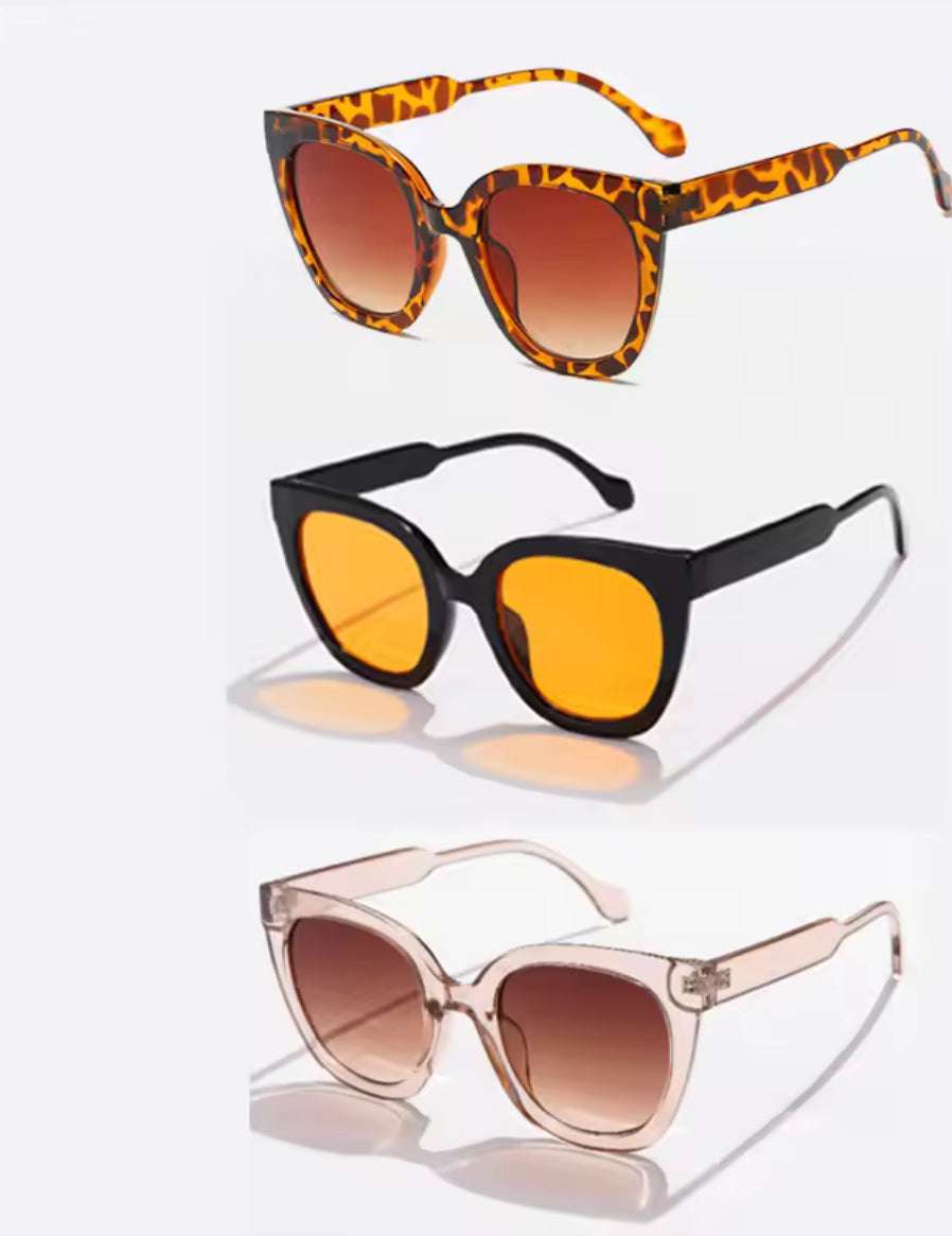 Gafas de ojo de gato con degradado: elegancia femenina