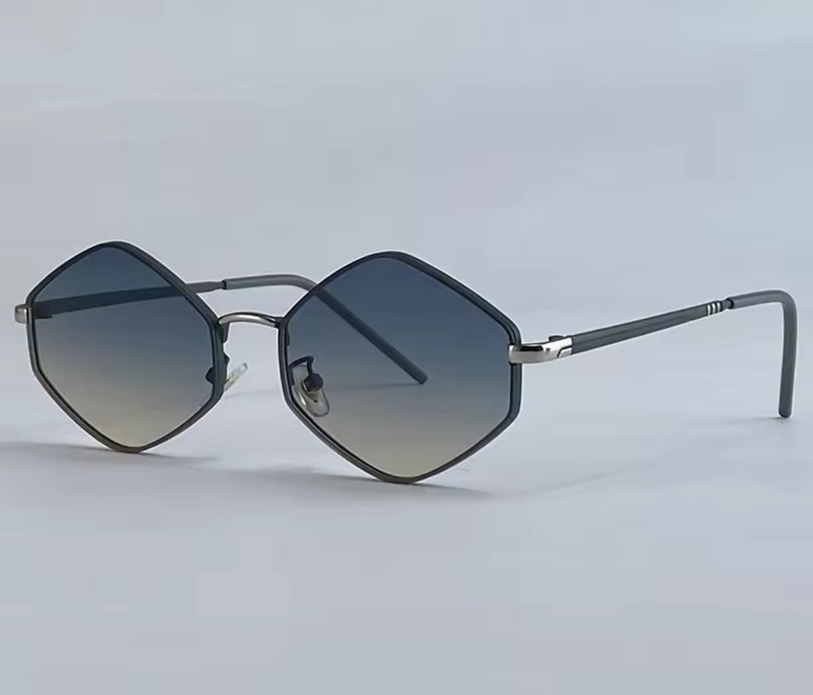 Lunettes Steampunk Femme 2025 Hexagonales Métal