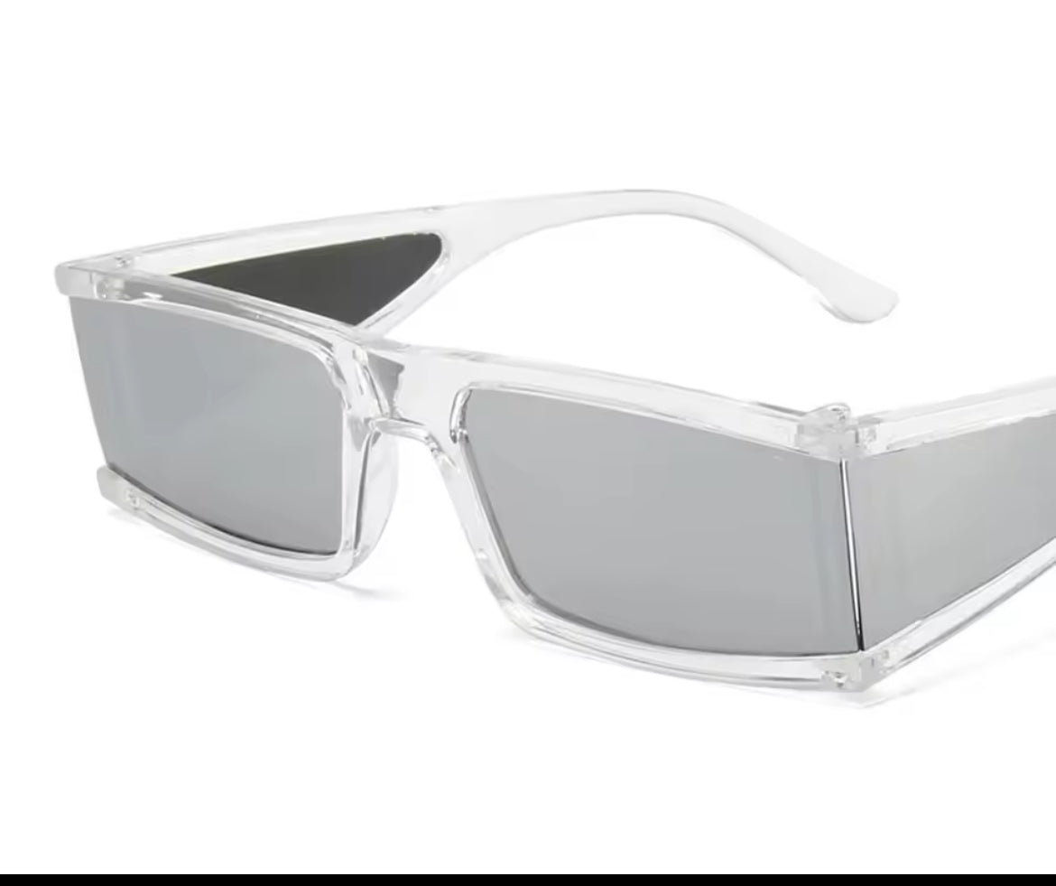 Lunettes Rétro Punk UV400 carrées– Small Frame UV400 Mixte