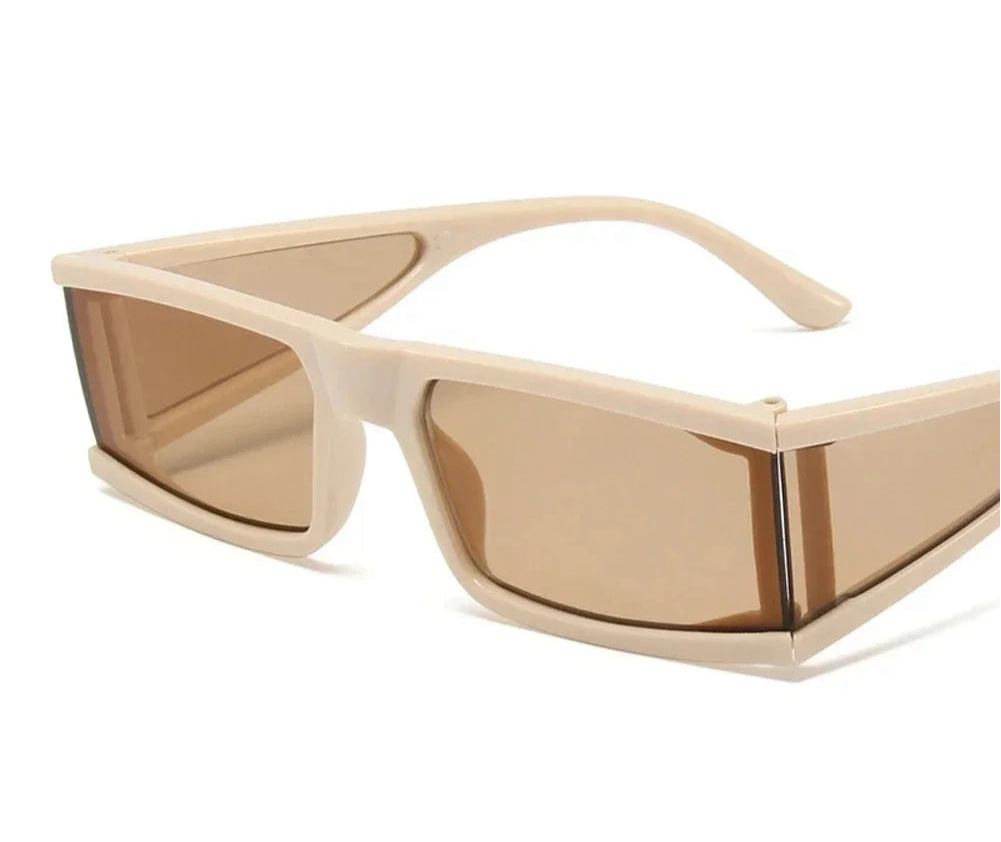 Lunettes Rétro Punk UV400 carrées– Small Frame UV400 Mixte