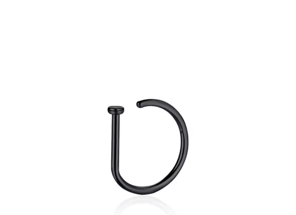Stainless Steel Fake Nose Piercing - Clip on Nose Ring No Piercing Unisex Punk Style Trendy