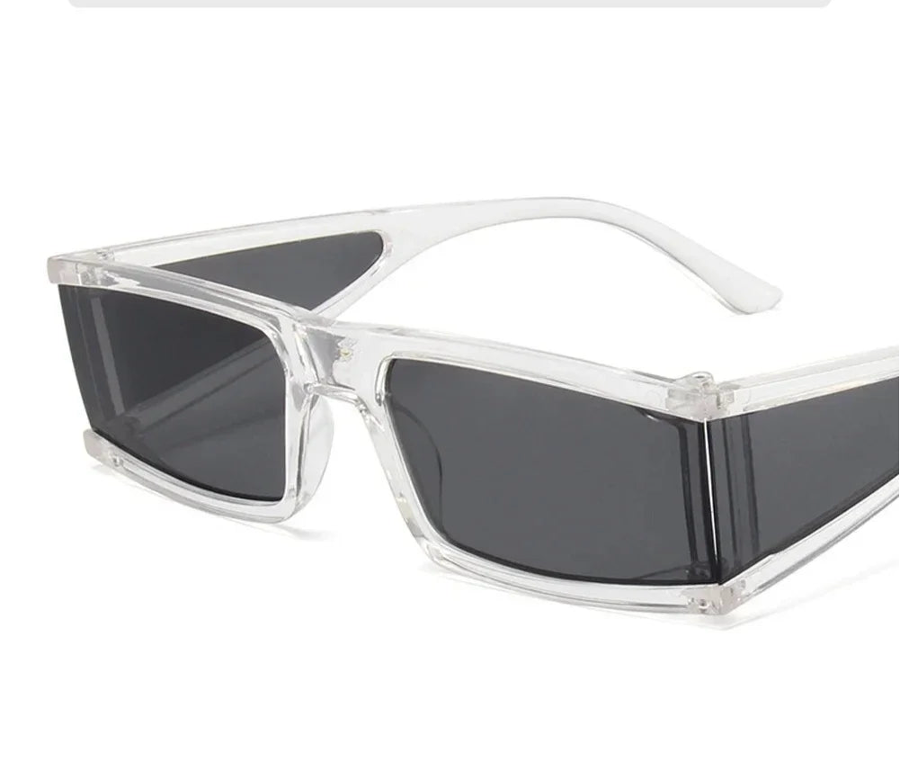 Lunettes Rétro Punk UV400 carrées– Small Frame UV400 Mixte