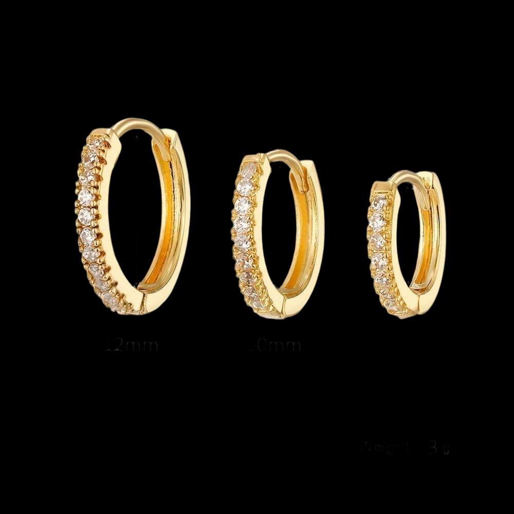 1 paire de boucles d'oreilles en zircon synthétique exquis, boucles d'oreilles de mode pour femmes