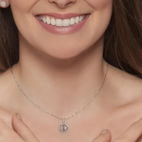 Collier Aventure - Pendentif en Acier inoxydable et pierre naturelle Heritage Chic