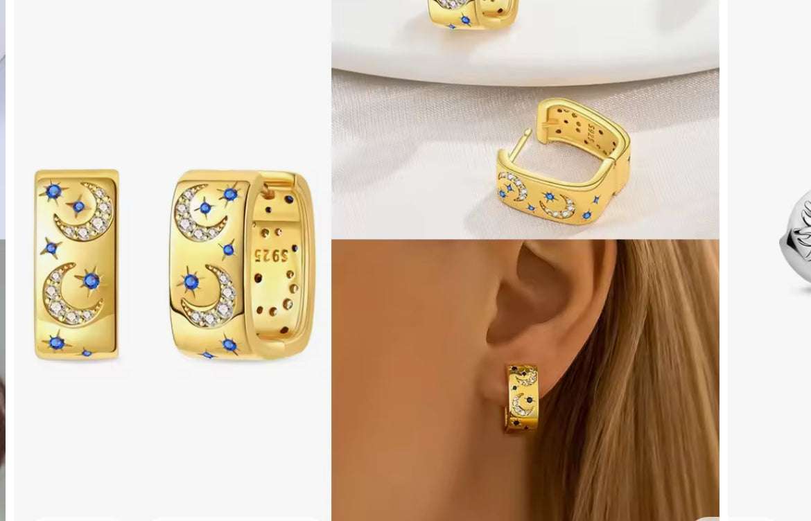 Boucles d’Oreilles Cœur en Argent 925 Certifié – Zircon Coloré Élégant 2025