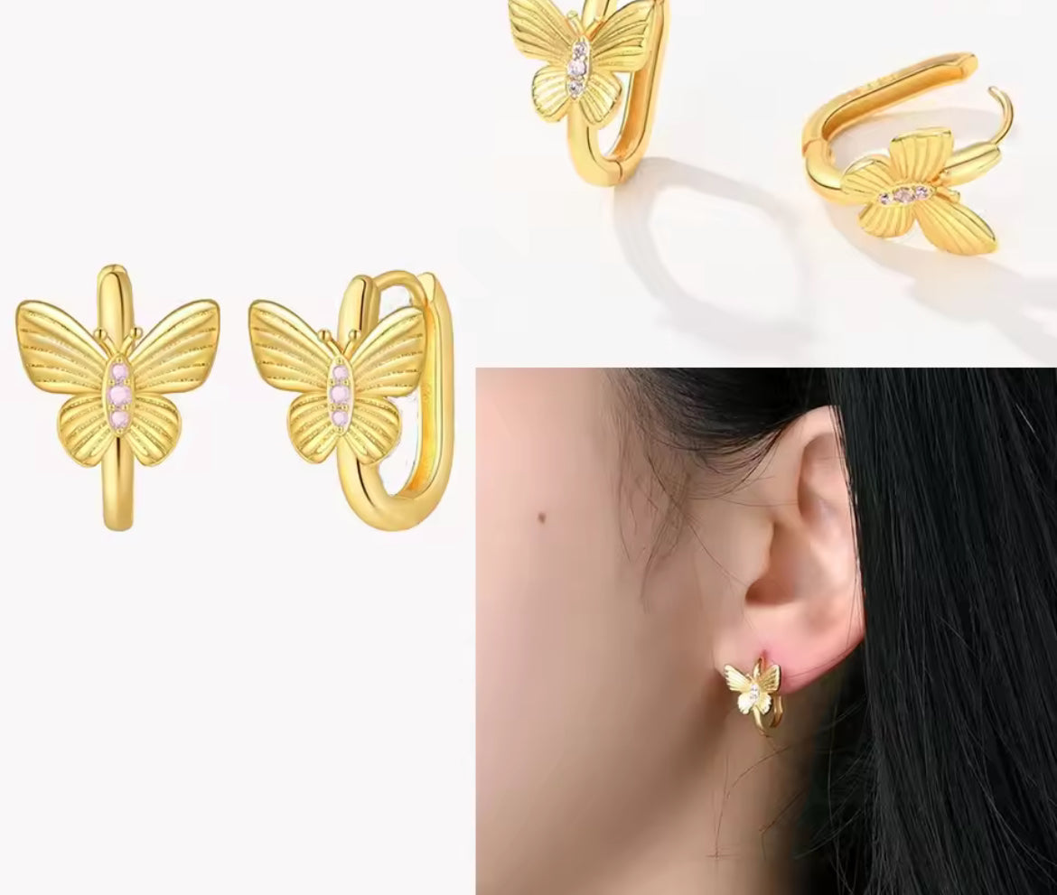 Boucles d’Oreilles Cœur en Argent 925 Certifié – Zircon Coloré Élégant 2025