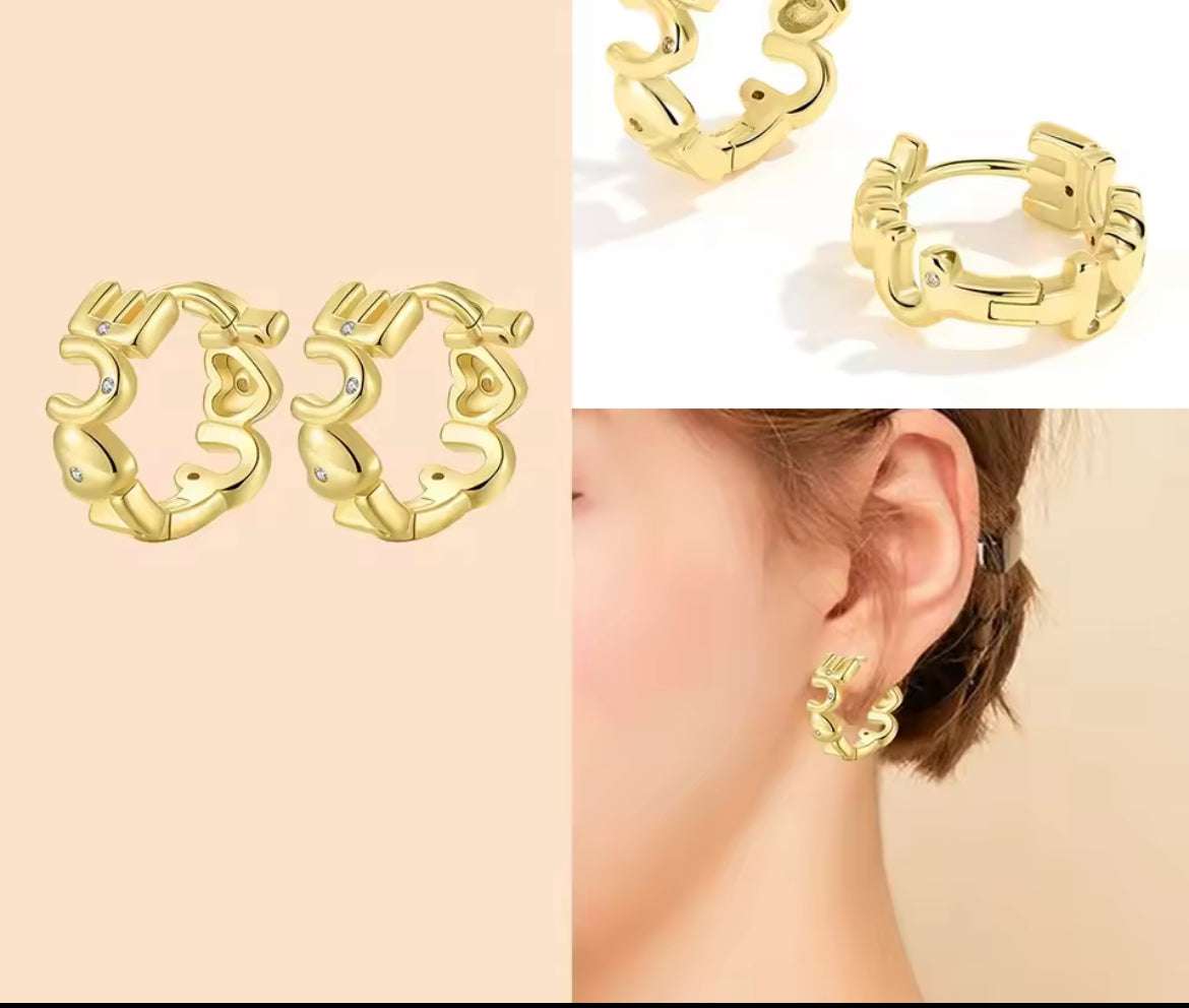 Boucles d’Oreilles Cœur en Argent 925 Certifié – Zircon Coloré Élégant 2025