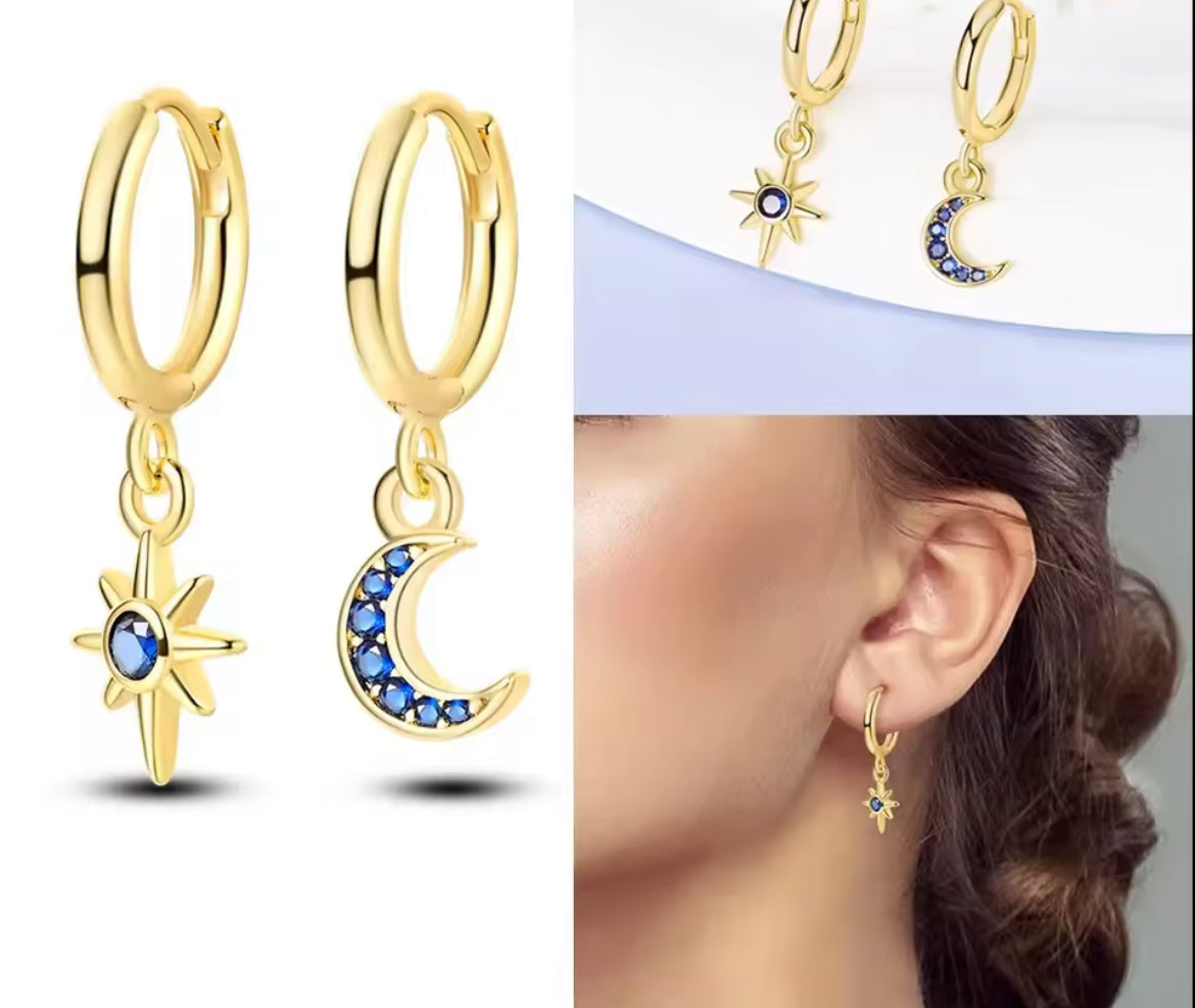 Boucles d’Oreilles Cœur en Argent 925 Certifié – Zircon Coloré Élégant 2025