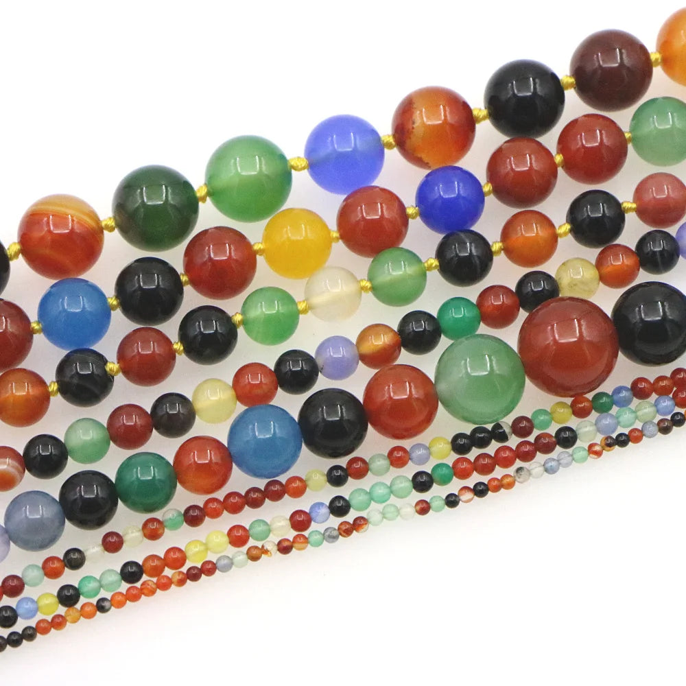 Collier Bohème Pierres Naturelles Multicolores