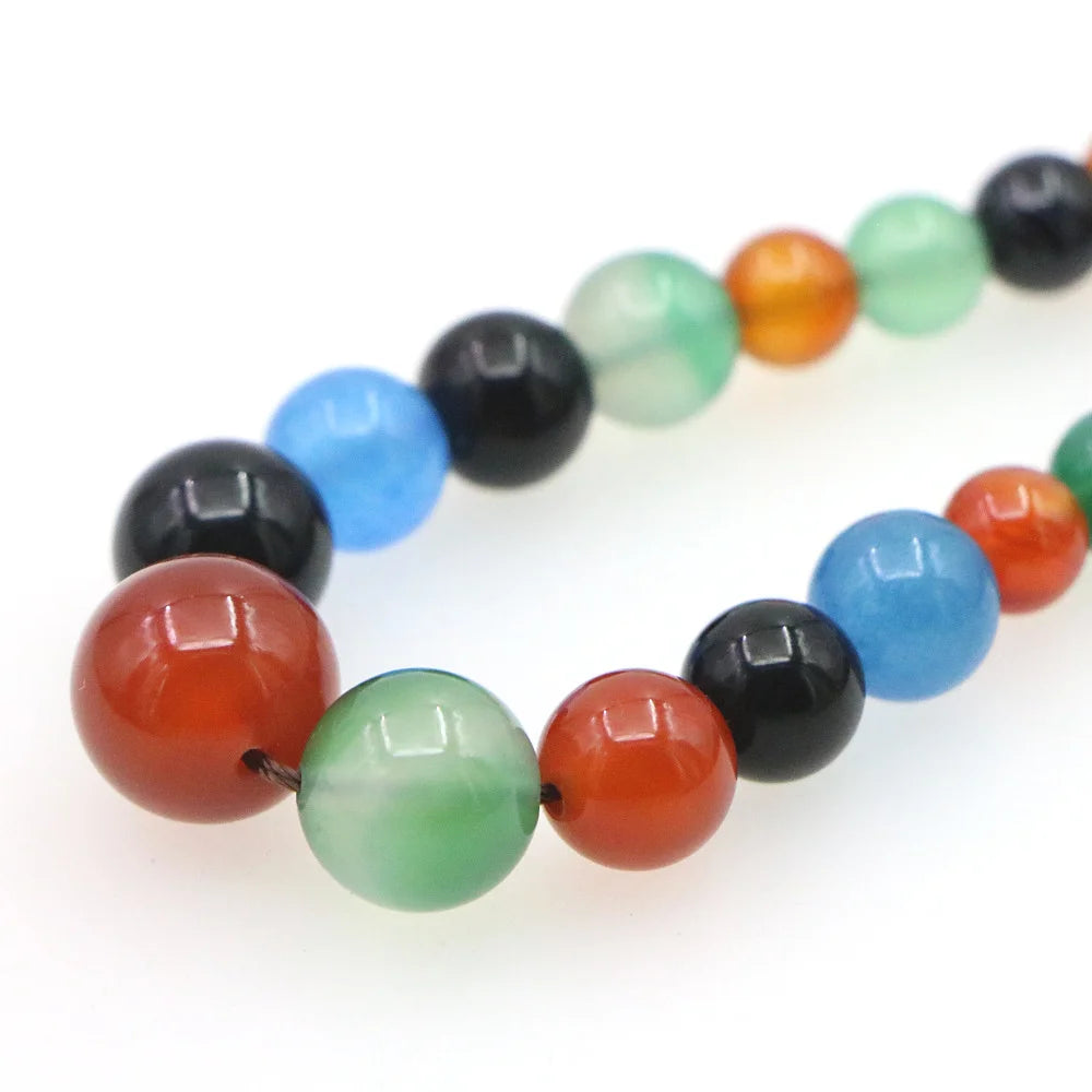 Collier Bohème Pierres Naturelles Multicolores