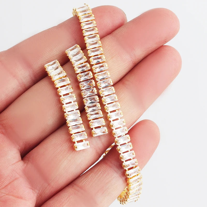 Ensemble Collier et Boucles Zircon Choker Cubique Femme