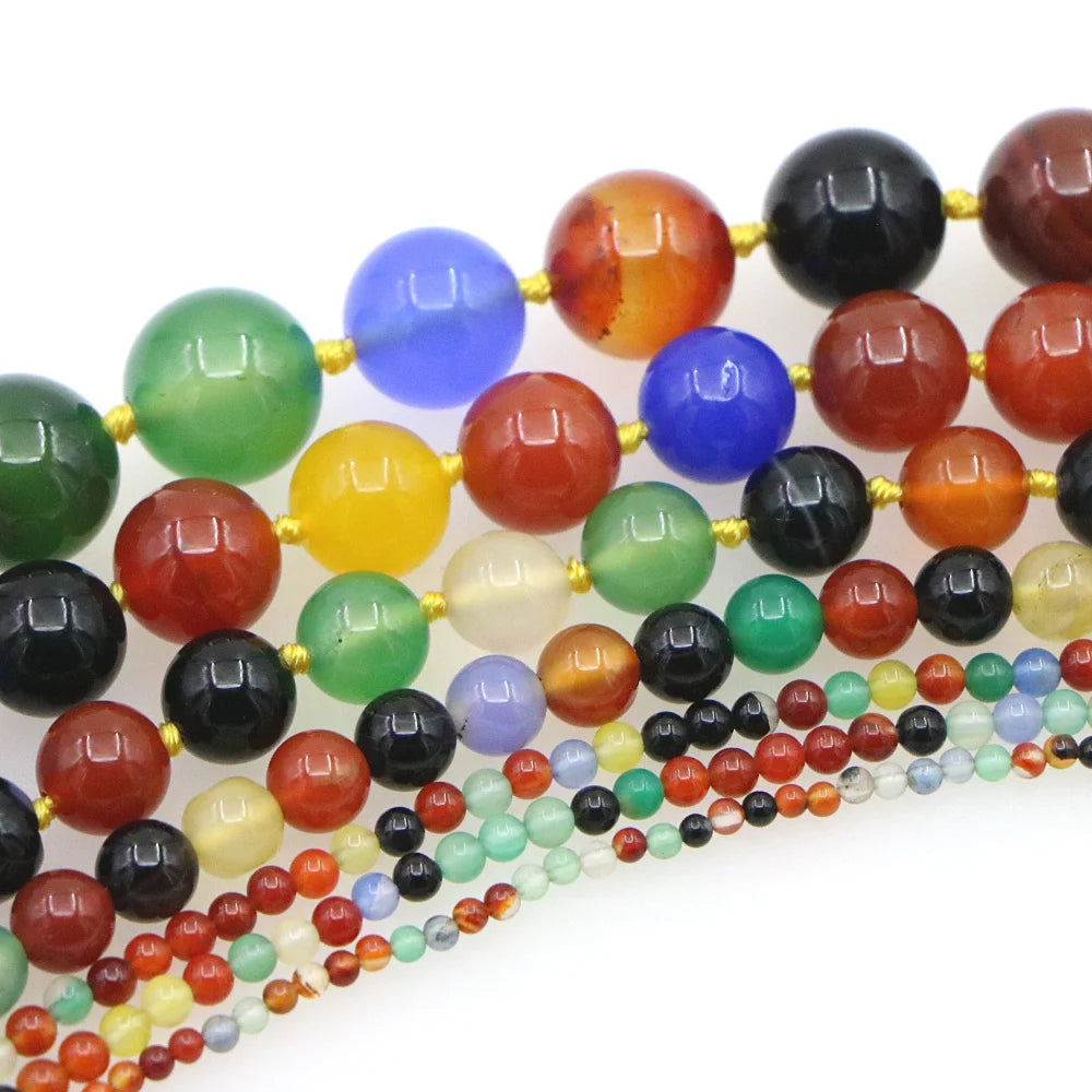 Collier Bohème Pierres Naturelles Multicolores