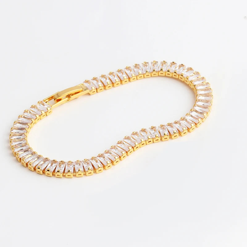 Ensemble Collier et Boucles Zircon Choker Cubique Femme