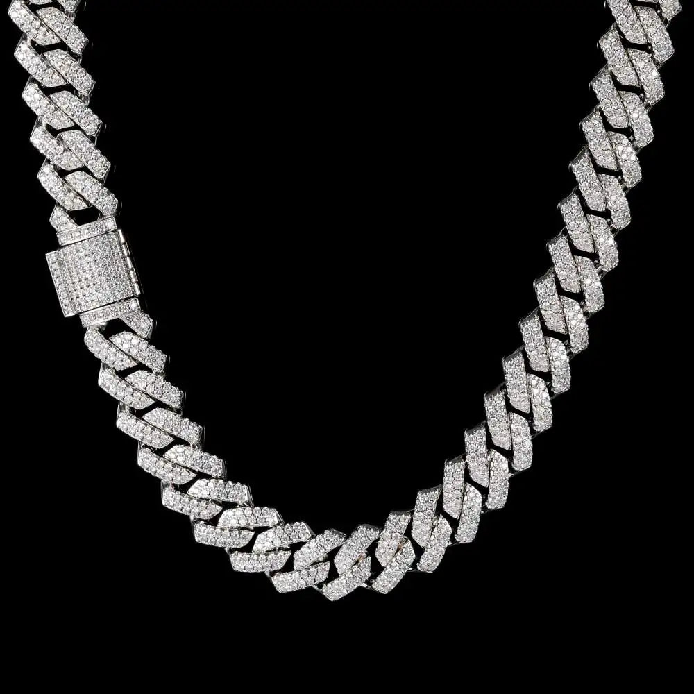 Chaîne Homme Miami Cuban 18K – Style Hip-Hop et Party