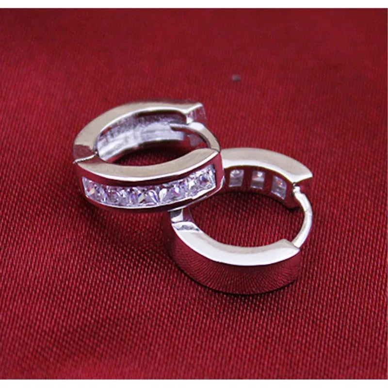 Pendientes de acero inoxidable para hombre - Estilo chic