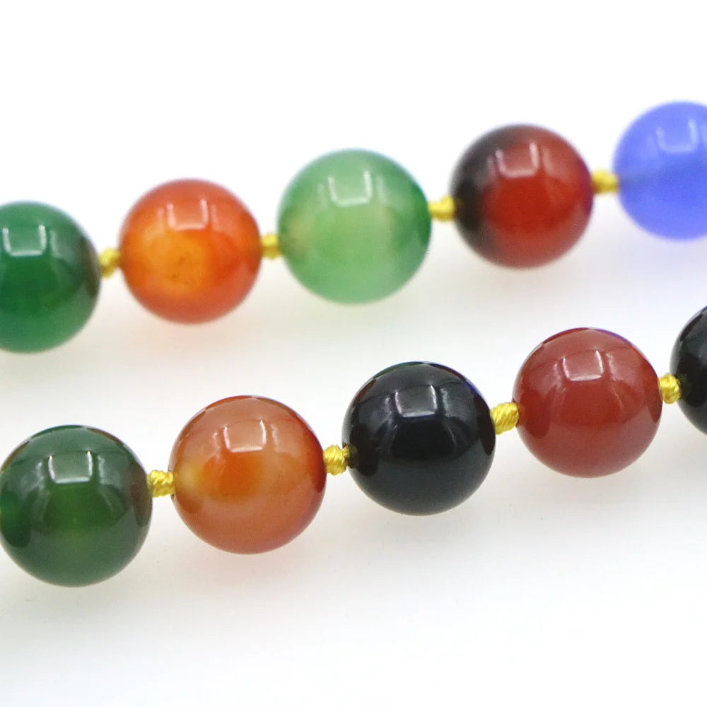 Collier Bohème Pierres Naturelles Multicolores