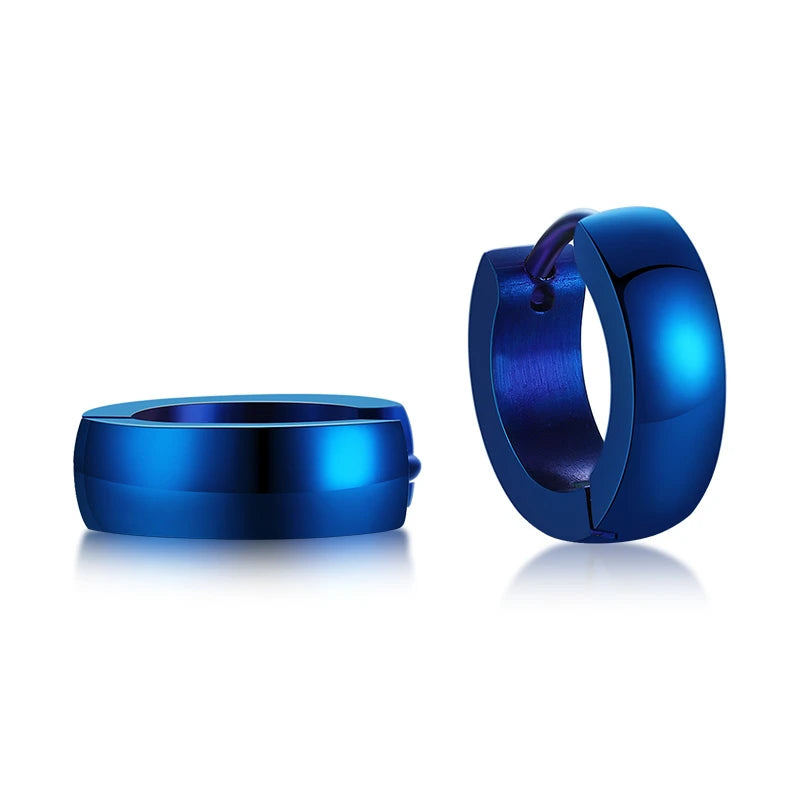Créoles VNOX en acier inoxydable – Boucles d’oreilles hommes
