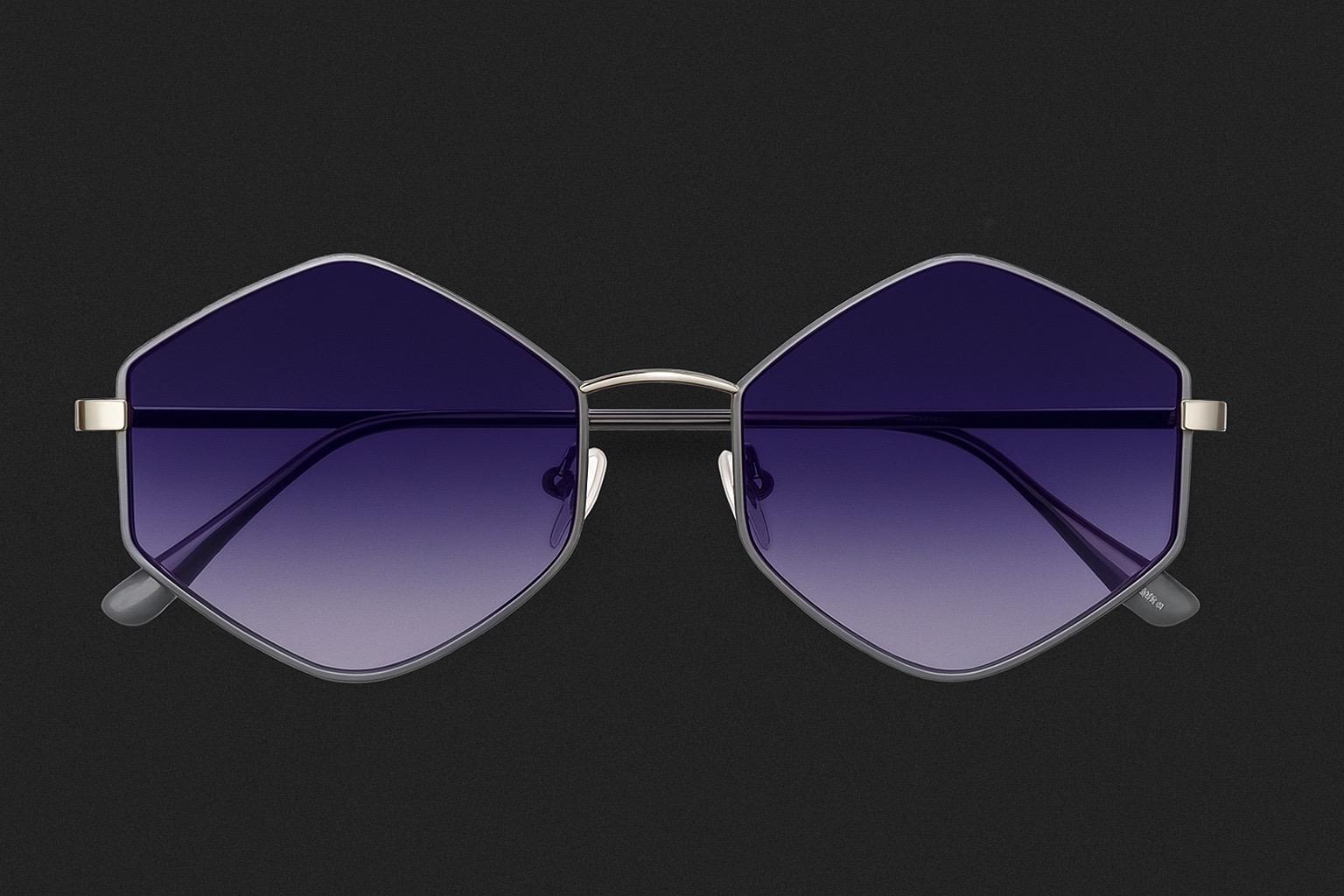 Lunettes Steampunk Femme 2025 Hexagonales Métal