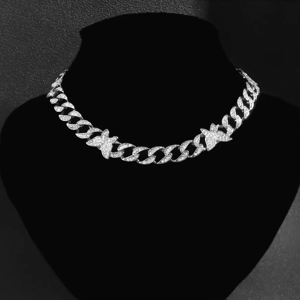 Collier cubain femme Héritage Chic – style luxe urbain