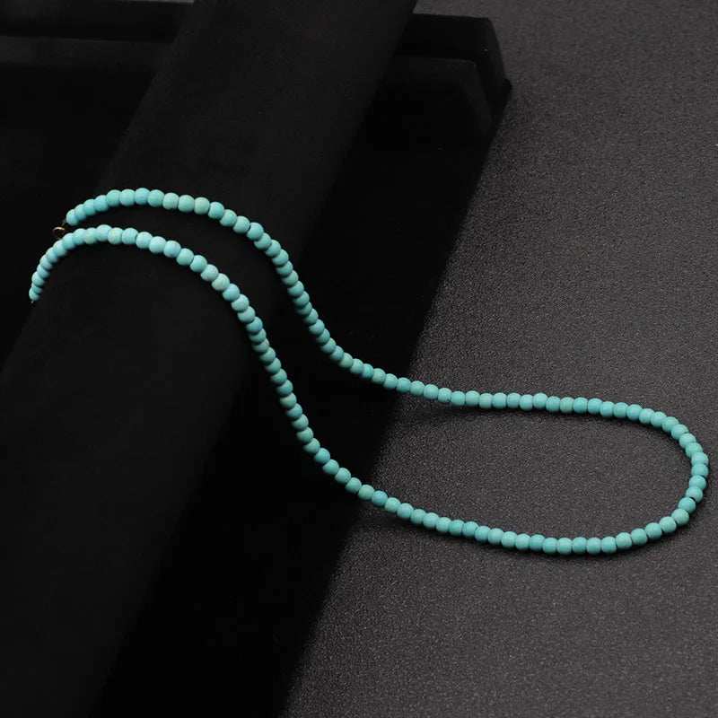 Collier Choker Homme en Pierres Naturelles, Style Minimaliste