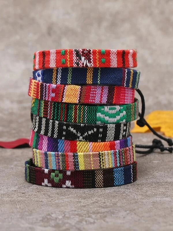 Bracelet Boho Plage – Lot de 12 bracelets été mixtes