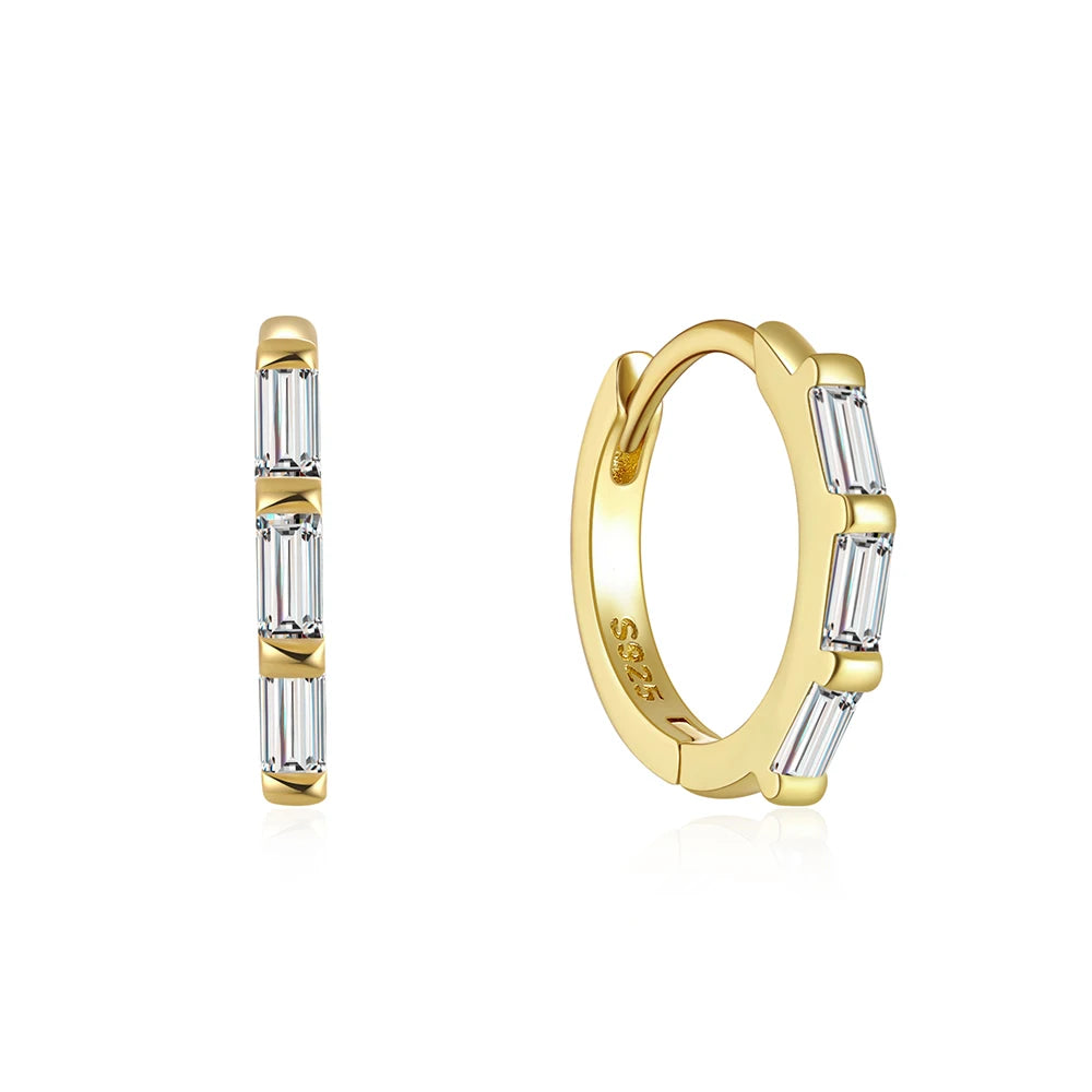 Mini Créoles en Argent 925 CANNER – Finition Brillante Or et Argent