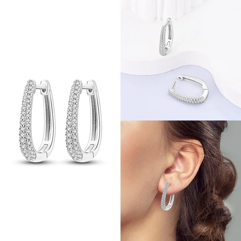 Boucles d’Oreilles Cœur en Argent 925 Certifié – Zircon Coloré Élégant 2025