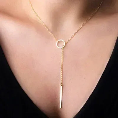 Collier Femme Argenté 925 à Trois Rangs – Style Minimaliste avec Médaillon Rond