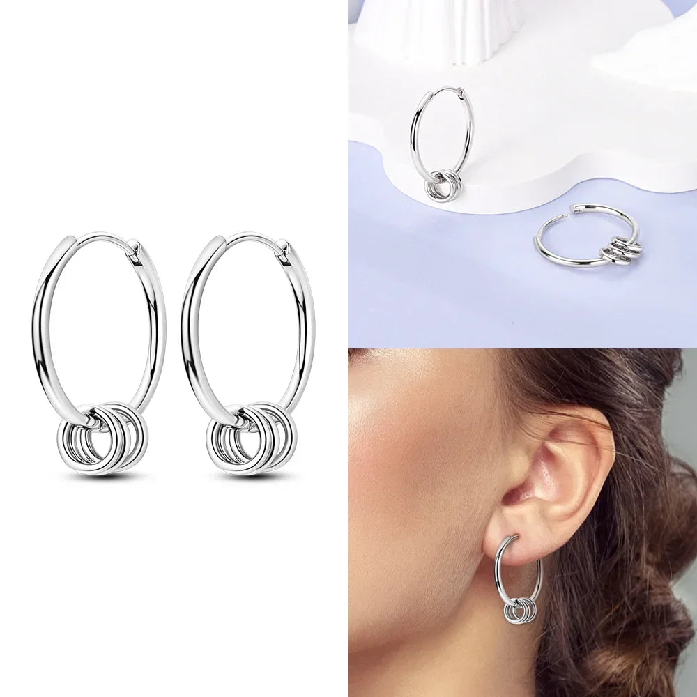 Boucles d’Oreilles Cœur en Argent 925 Certifié – Zircon Coloré Élégant 2025