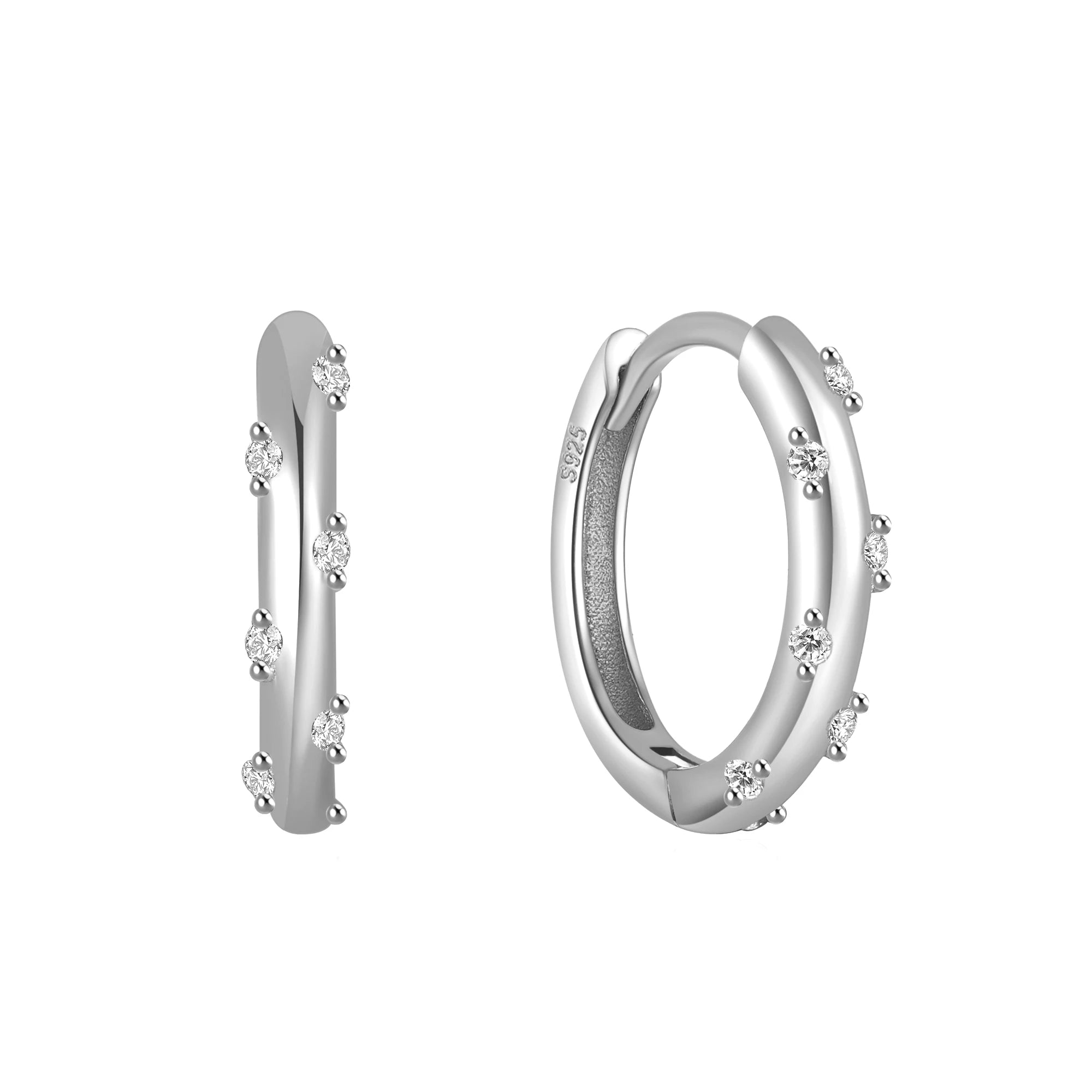 Mini Créoles en Argent 925 CANNER – Finition Brillante Or et Argent