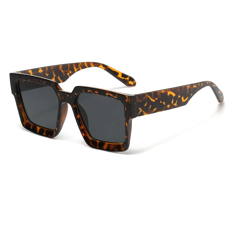 Lunettes Carrées Rétro – Style Unisexe Tendance