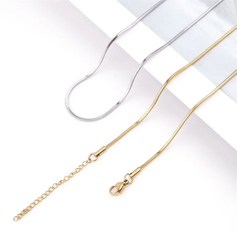 Chaîne Snake Or – Collier Fin Acier Inoxydable pour Homme