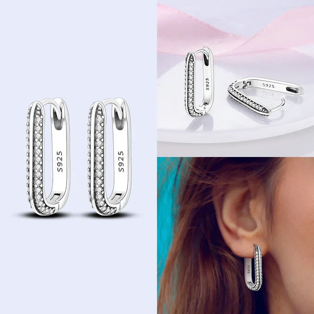 Boucles d’Oreilles Cœur en Argent 925 Certifié – Zircon Coloré Élégant 2025
