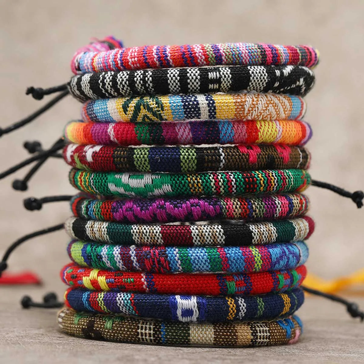 Bracelet Boho Plage – Lot de 12 bracelets été mixtes