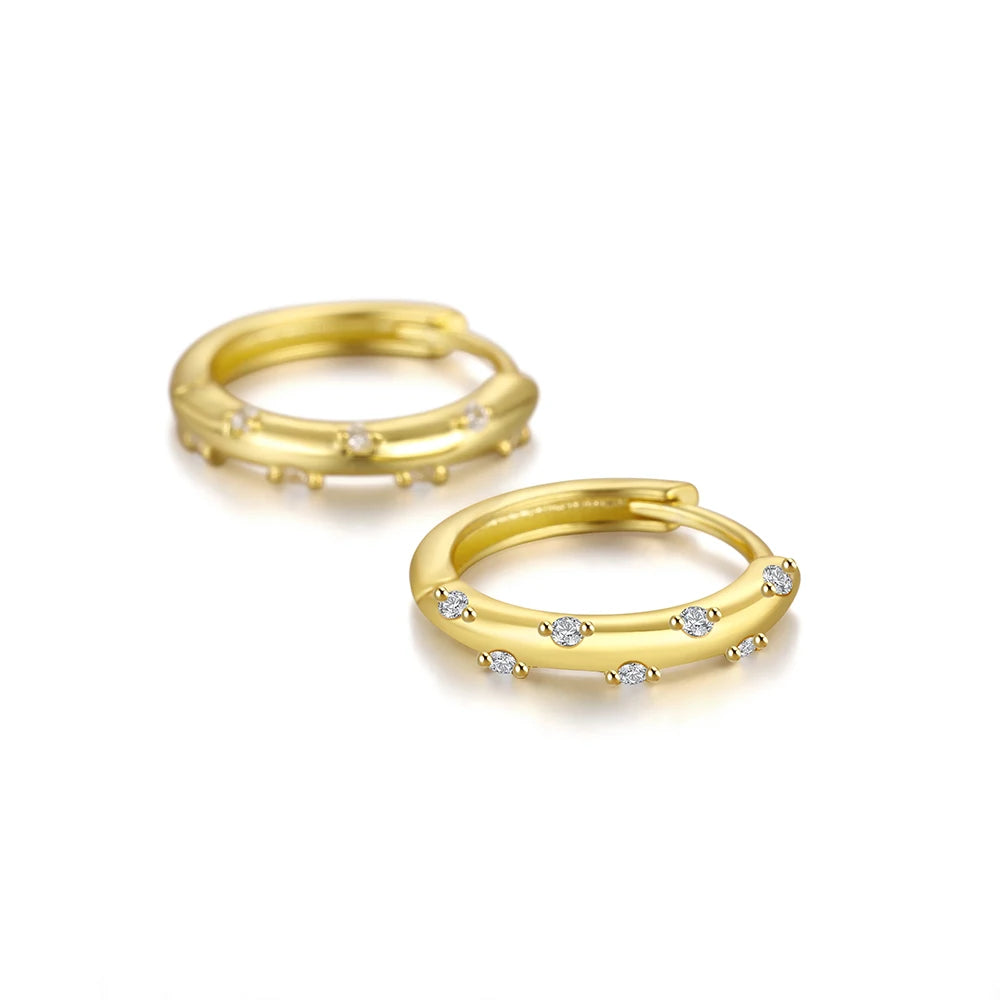 Mini Créoles en Argent 925 CANNER – Finition Brillante Or et Argent