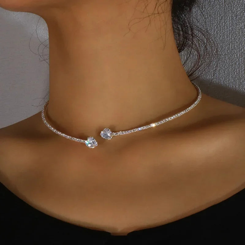 Collier Femme Argenté 925 à Trois Rangs – Style Minimaliste avec Médaillon Rond