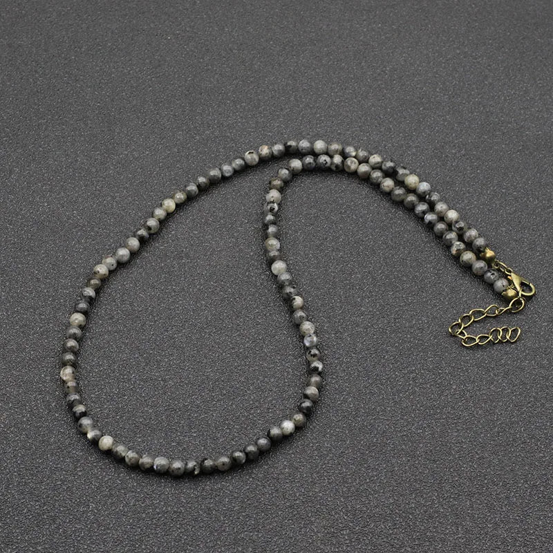 Collier Choker Homme en Pierres Naturelles, Style Minimaliste