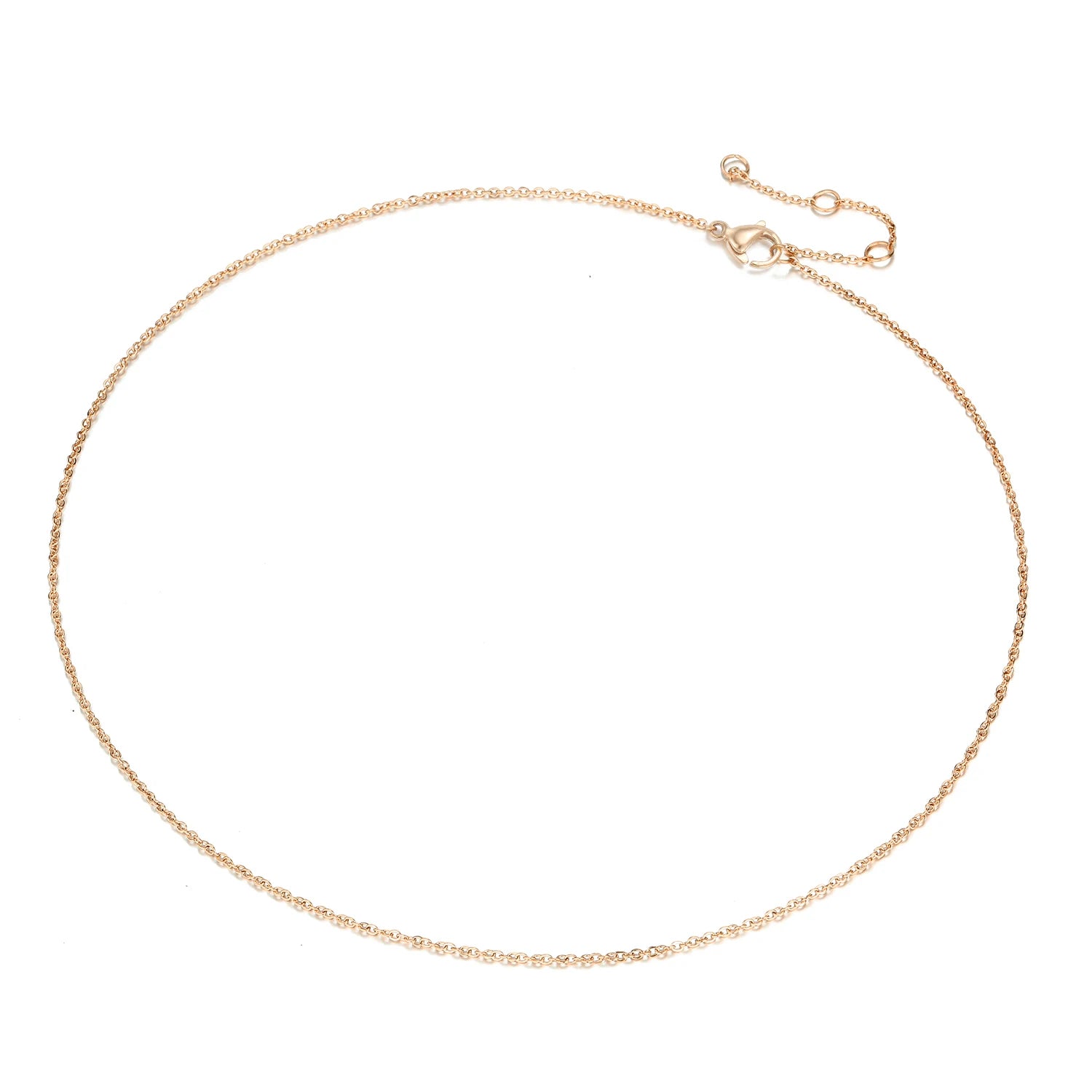 Collier chaîne ondulée en acier inoxydable – Finition dorée, style clavicule