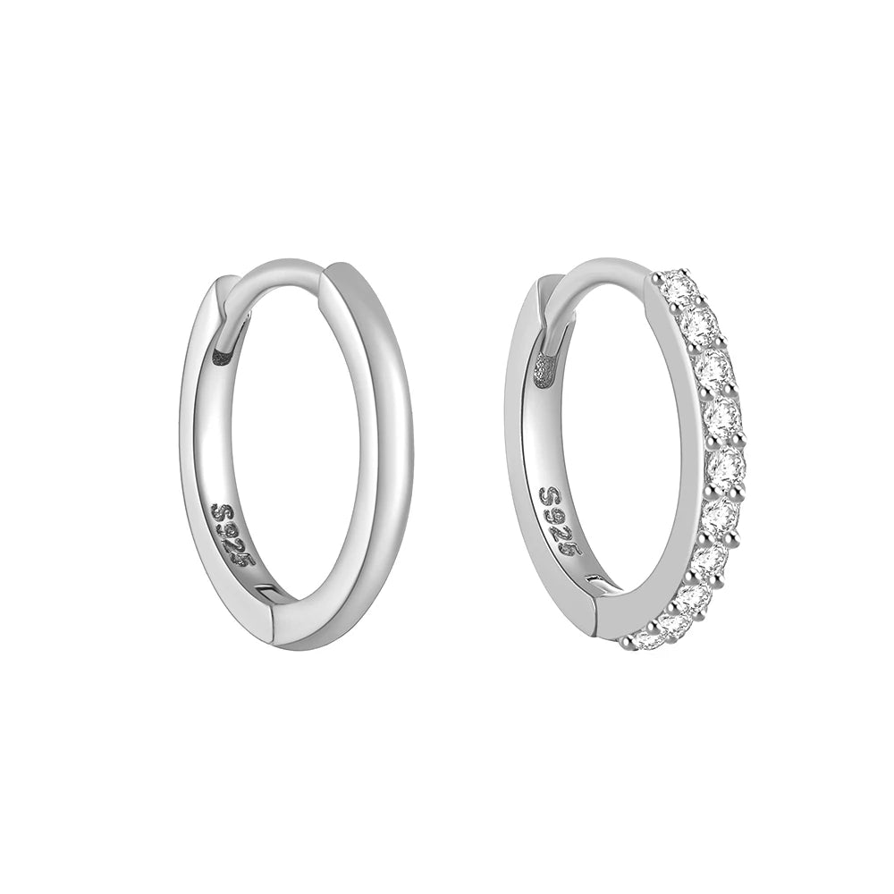 Mini Créoles en Argent 925 CANNER – Finition Brillante Or et Argent