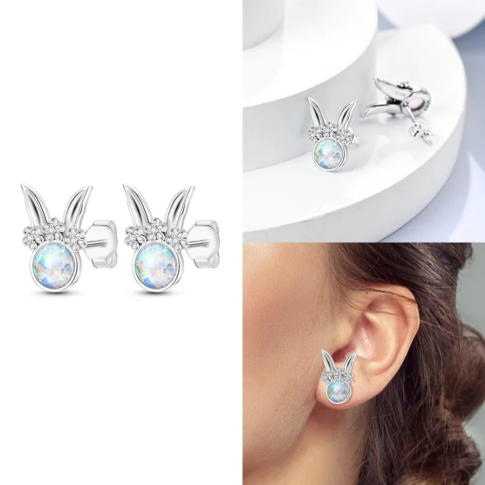 Boucles d’Oreilles Cœur en Argent 925 Certifié – Zircon Coloré Élégant 2025