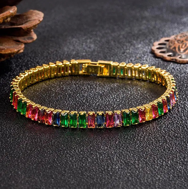 925 Silver Tennis Bracelet – Brilliant Stones, Eternal Elegance for Women