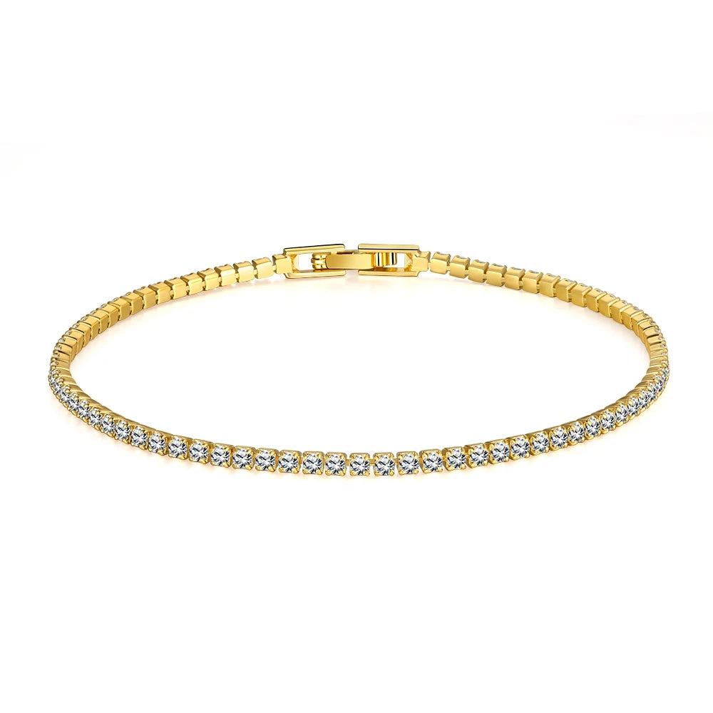 925 Silver Tennis Bracelet – Brilliant Stones, Eternal Elegance for Women