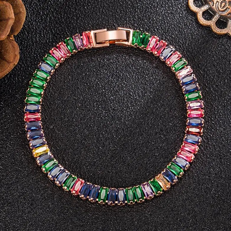925 Silver Tennis Bracelet – Brilliant Stones, Eternal Elegance for Women