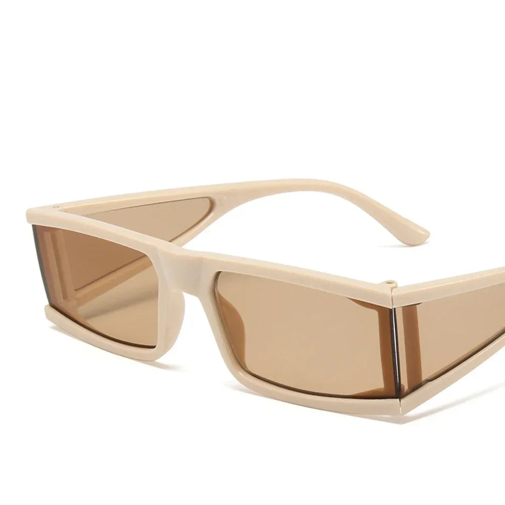 Lunettes Rétro Punk UV400 carrées– Small Frame UV400 Mixte
