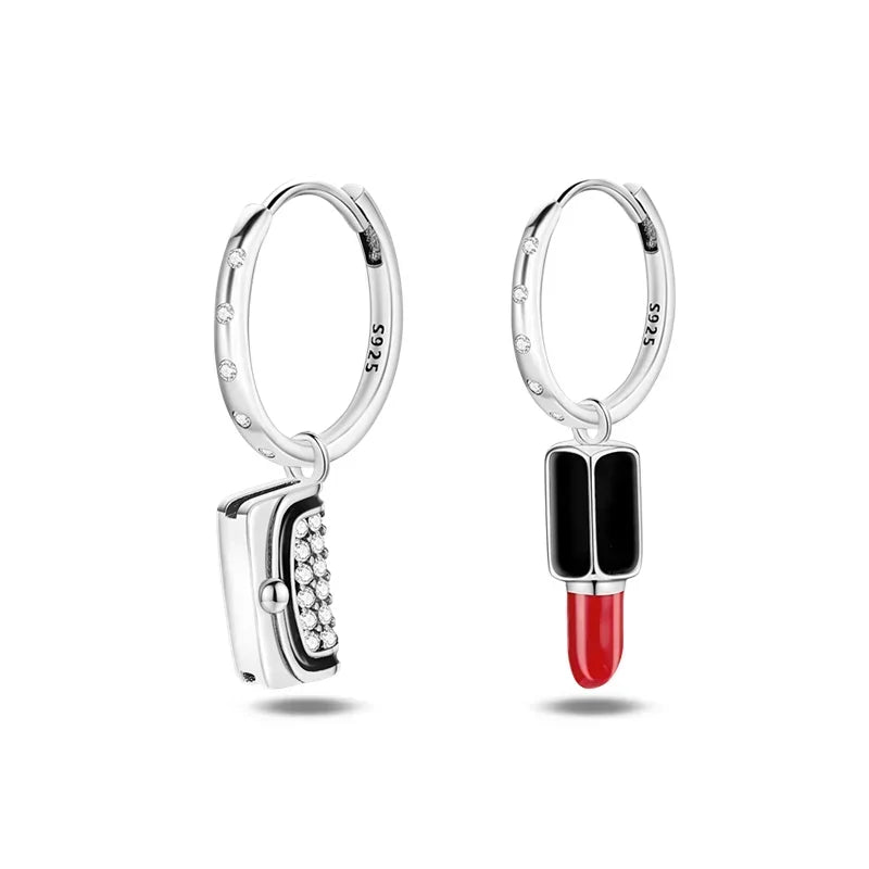 Boucles d’Oreilles Cœur en Argent 925 Certifié – Zircon Coloré Élégant 2025