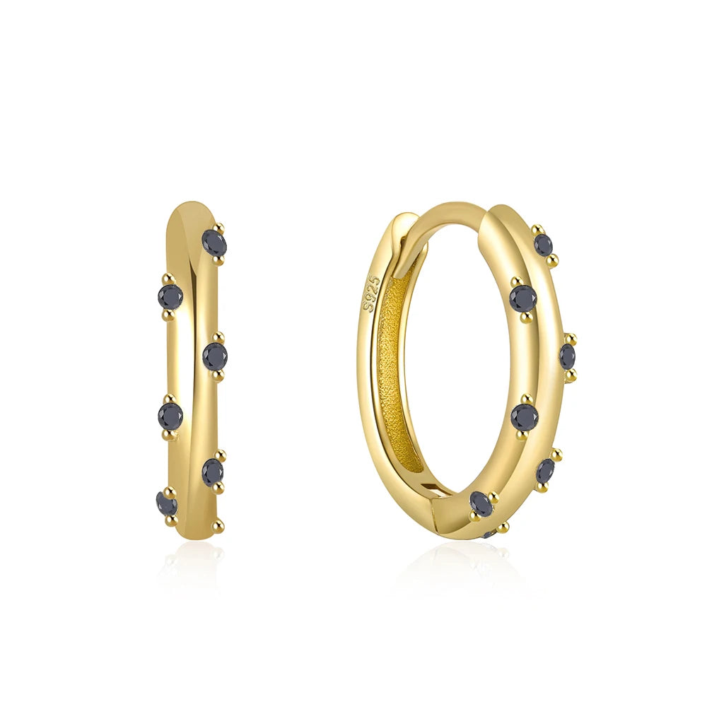 Mini Créoles en Argent 925 CANNER – Finition Brillante Or et Argent