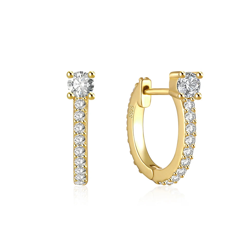 Mini Créoles en Argent 925 CANNER – Finition Brillante Or et Argent