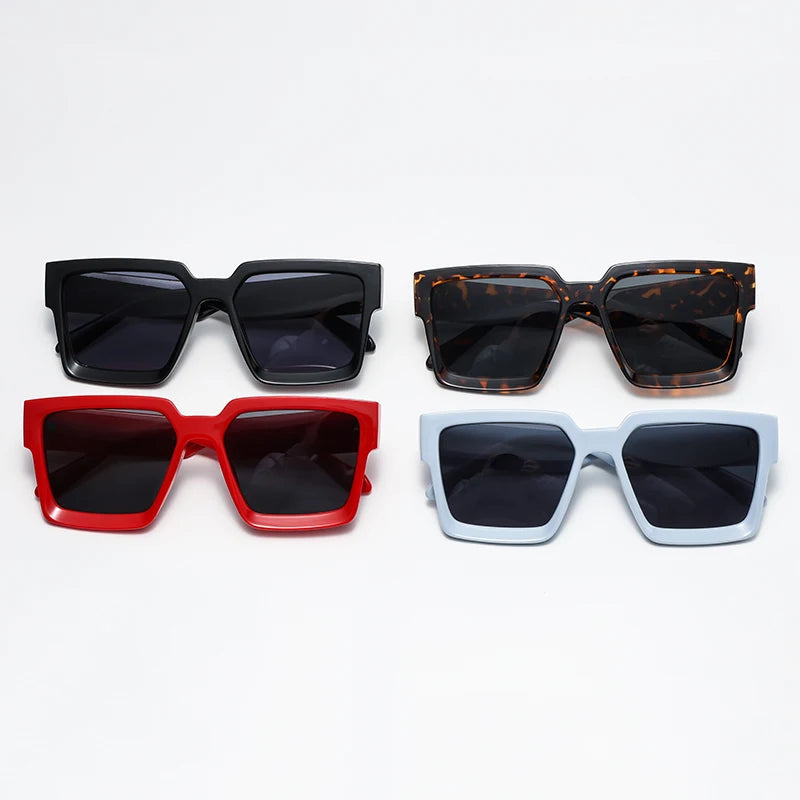 Lunettes Carrées Rétro – Style Unisexe Tendance