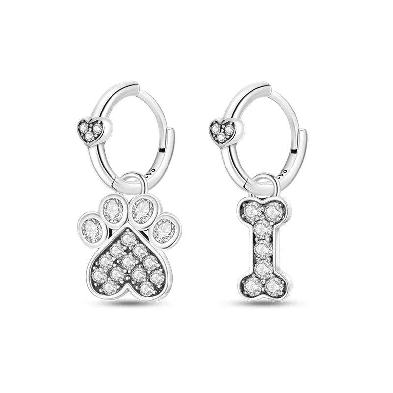 Boucles d’Oreilles Cœur en Argent 925 Certifié – Zircon Coloré Élégant 2025