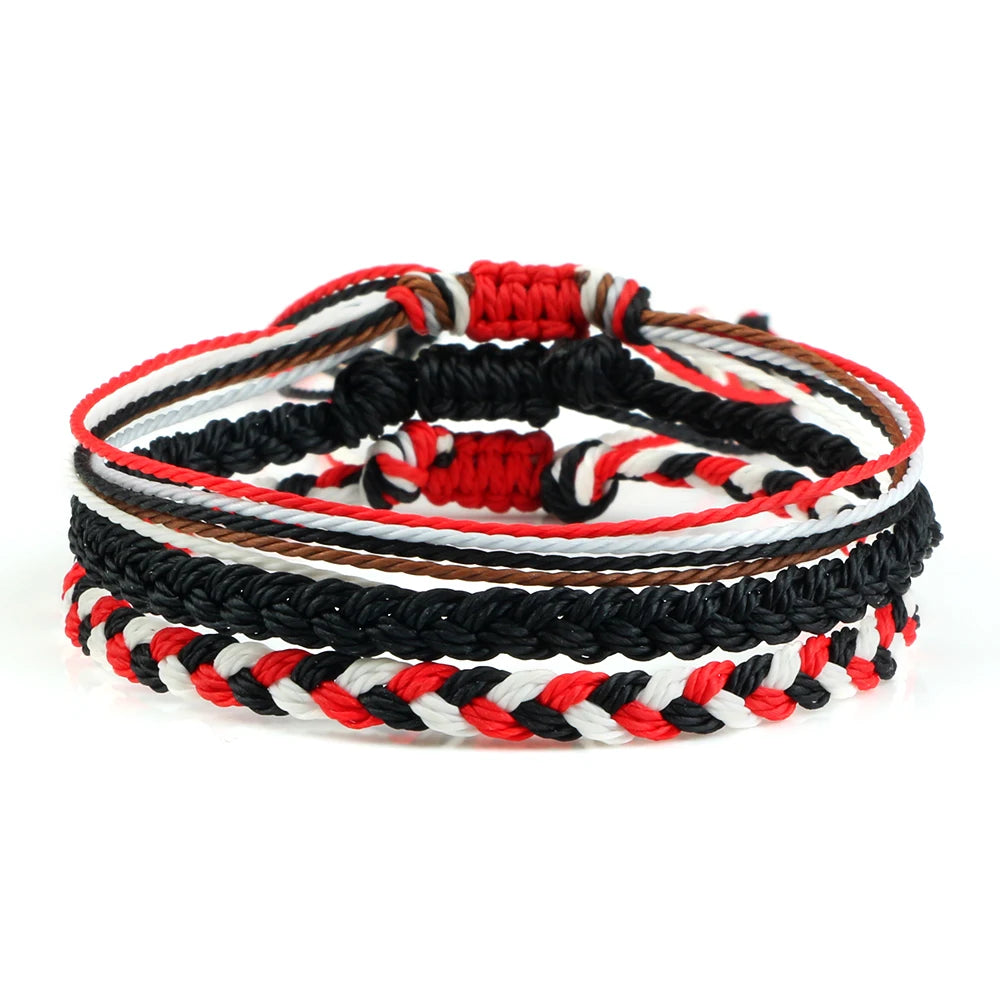 bracelet tibétain coloré réglable unisexe